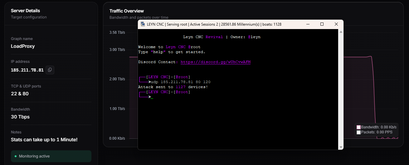 Power Proof 1 - Loadproxy 30 TB Dstat